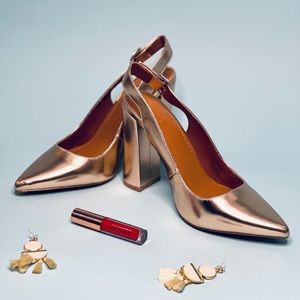 Brand new sling back heels